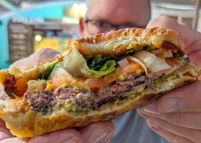 Deluxe Cheeseburger – Shave Ice Waikiki