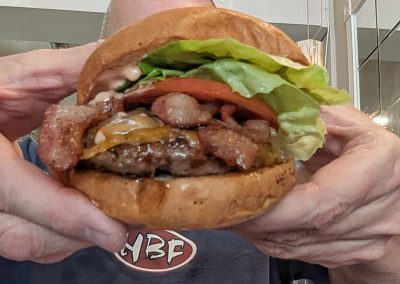 BBQ Bacon Cheeseburger at Honolulu Burger Company