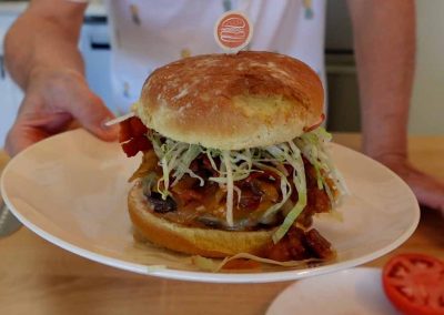 Hawaiian Volcano Cheeseburger