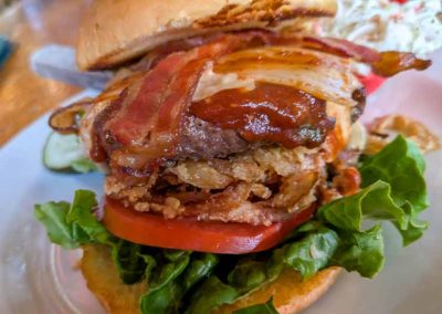 Jiffy Burger at Red’s Old 395 Grill