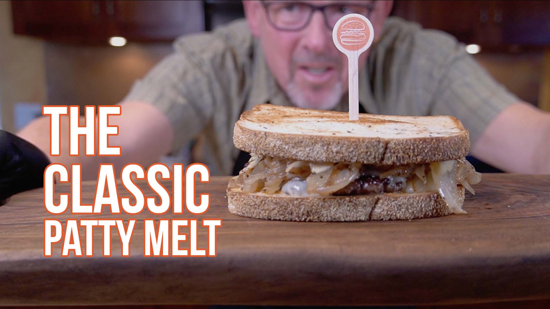 Classic Patty Melt promotional slide Cheeseburger Guru