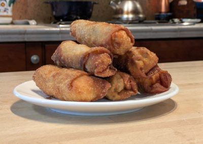 Cheeseburger Egg Rolls