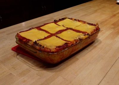 Bacon Cheeseburger Lasagna